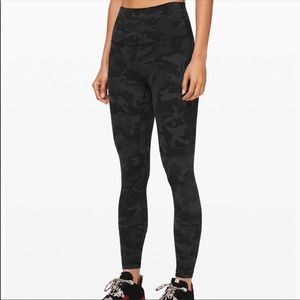 Align 28 inch black lululemon cami leggings